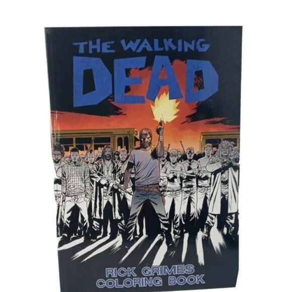 The Walking Dead:‎ Rick Grimes Adult Coloring Book - Picture 1 of 12